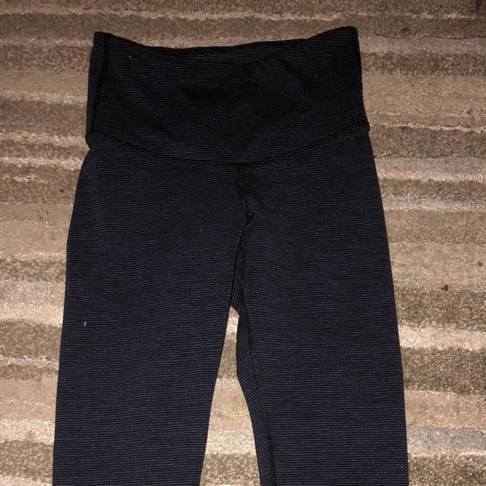 Hip Blue & navy  skinny stripe LEGGINGS